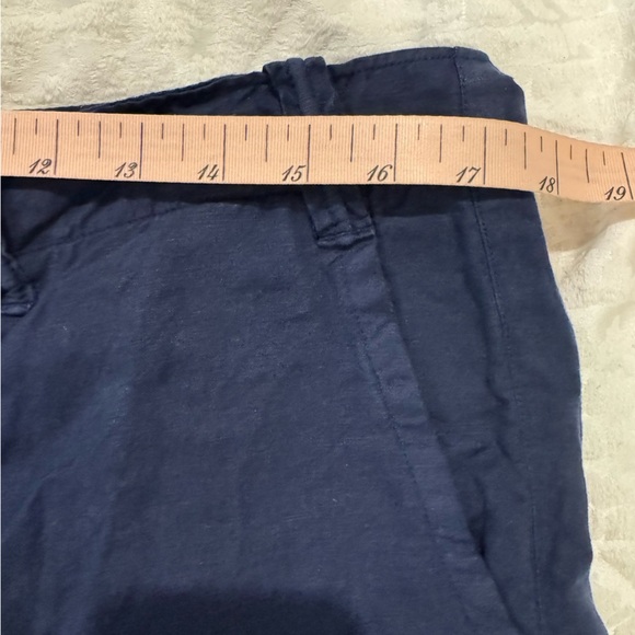 Polo Ralph Lauren Shorts Classic Fit Linen Blend Flat Front Chino - Picture 6 of 7